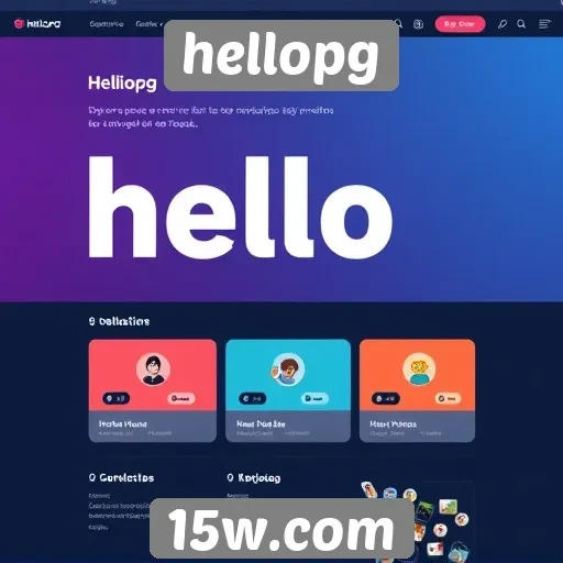 Análise da interface do usuário do site hellopg